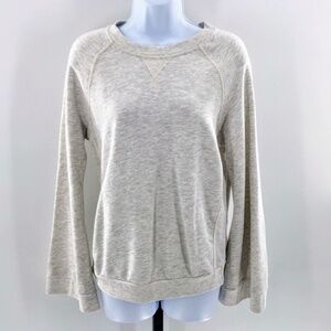 NSF Women Sweatshirt Classic Pullover Crewneck Bell Sleeve Relaxed Fit Sz S